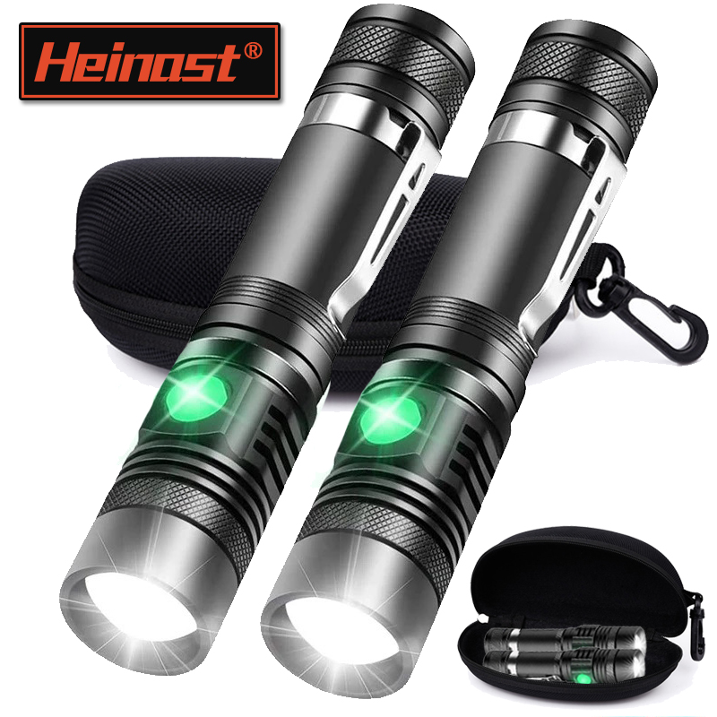 Outdoor Camping Adventures - Rechargeable T6 Handheld Flashlight Use 18650