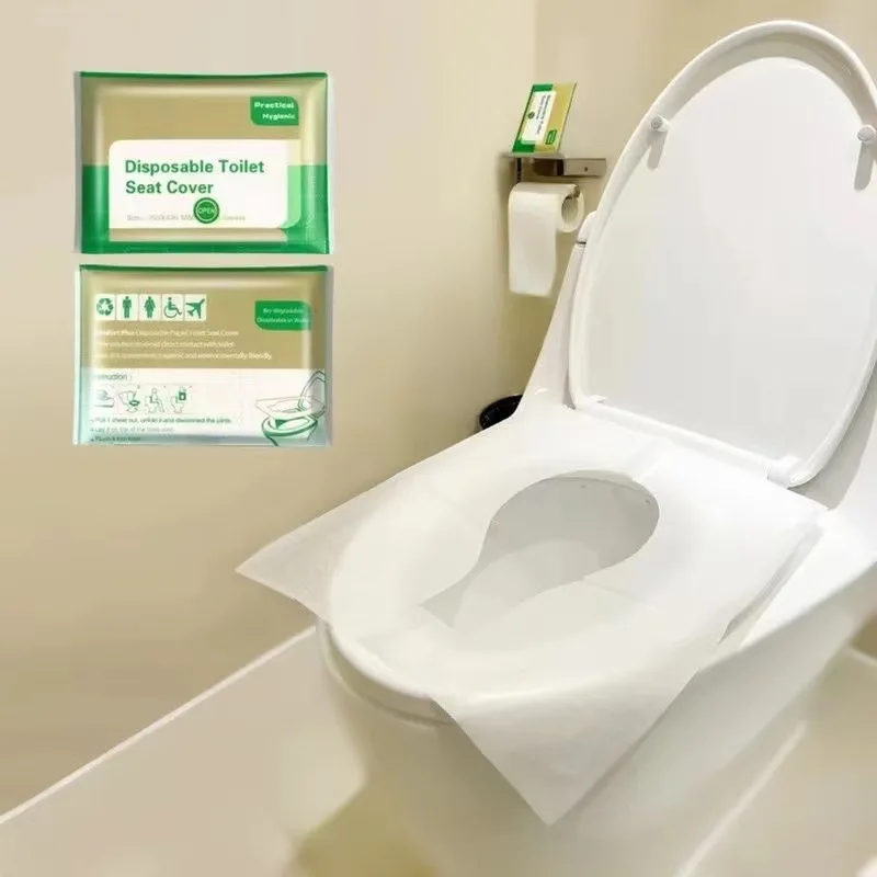 Outdoor Camping Toilet - 1-10 Disposable Flushing Dissolve Toilet Seat