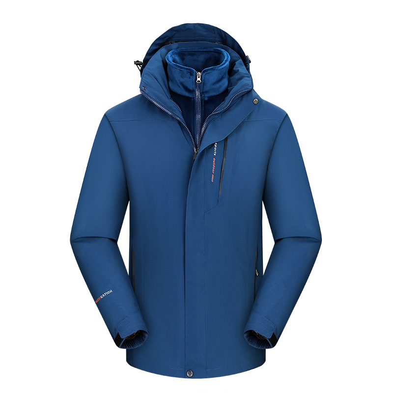 Outdoor Camping Brand - Men Outdoor Plus Velvet Windproof Mountaineering