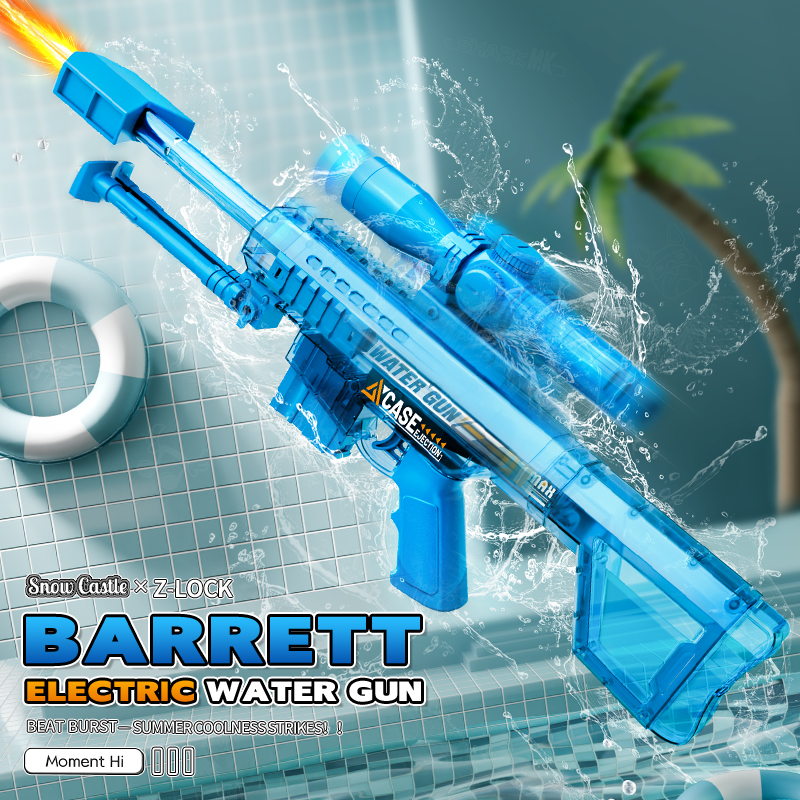 Outdoor Camping Games For Kids - Electric Automatic Sniper Water Gun Toy