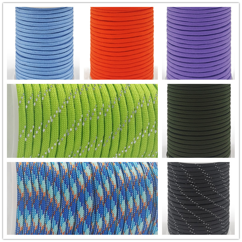 Outdoor Camping Umbrella - 7-Core 550 Paracord 100FT(31M) 4mm Parachute