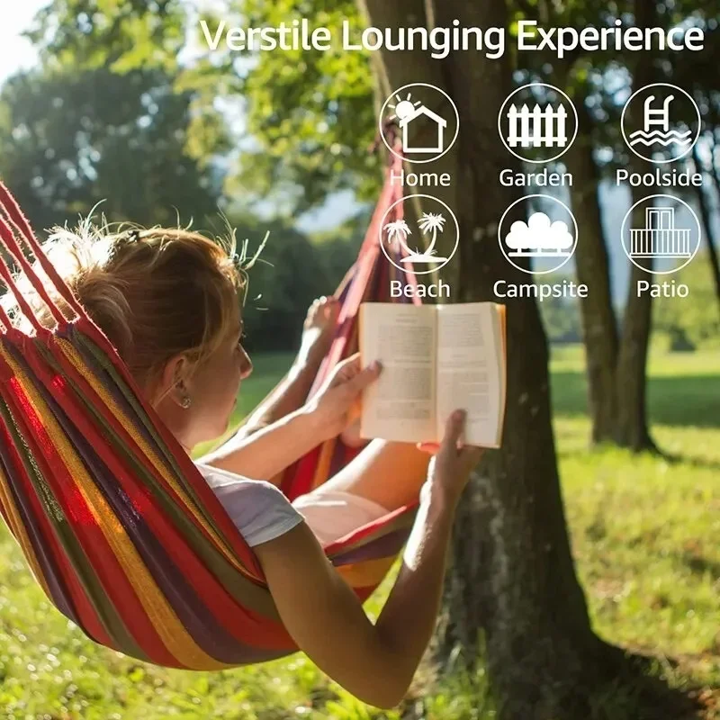 1pc Outdoor Canvas Hammock Cam – обзор и цена Camping Rope