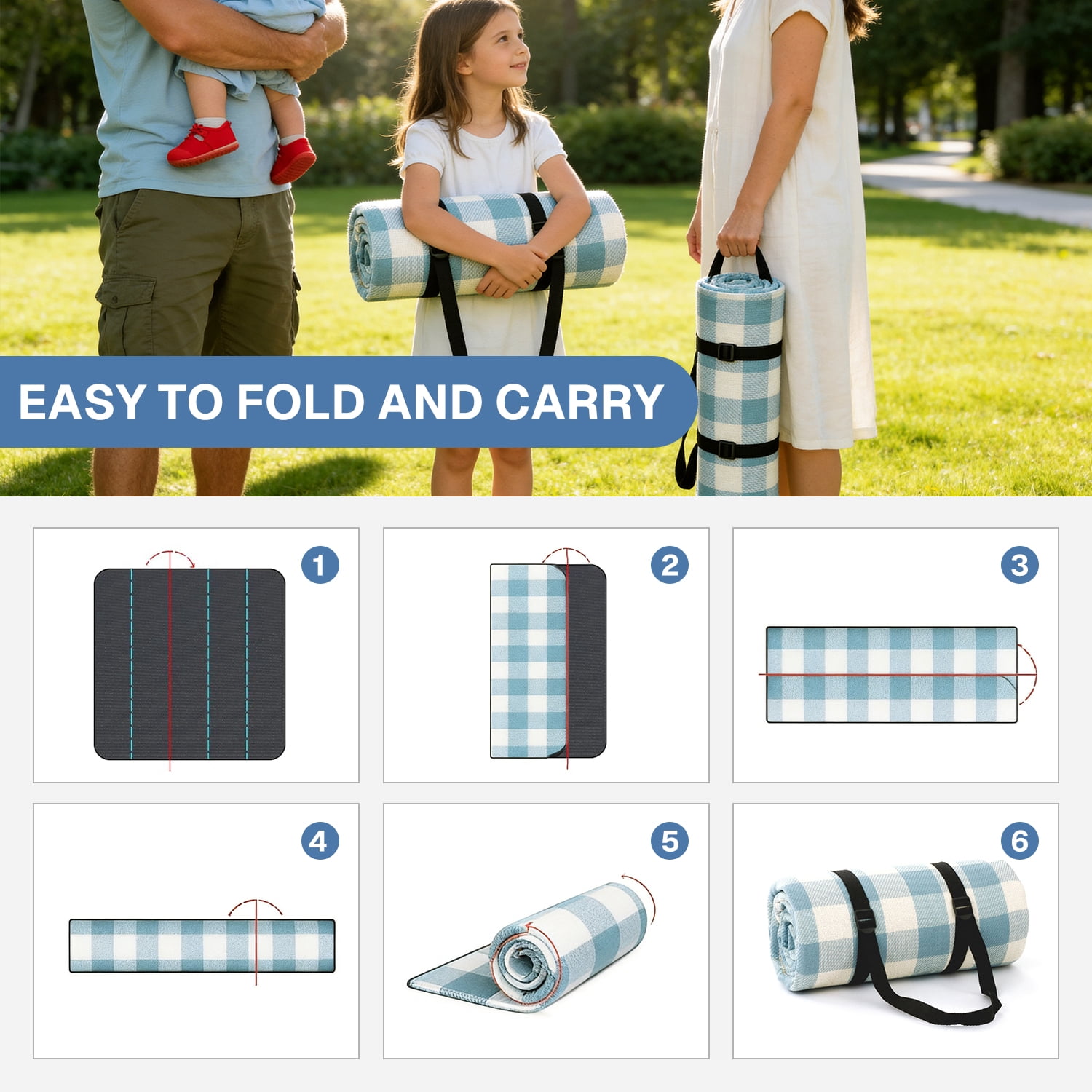 78x78 Inch Extra Large Foldabl – обзор и цена Outdoor Camping Mats Large