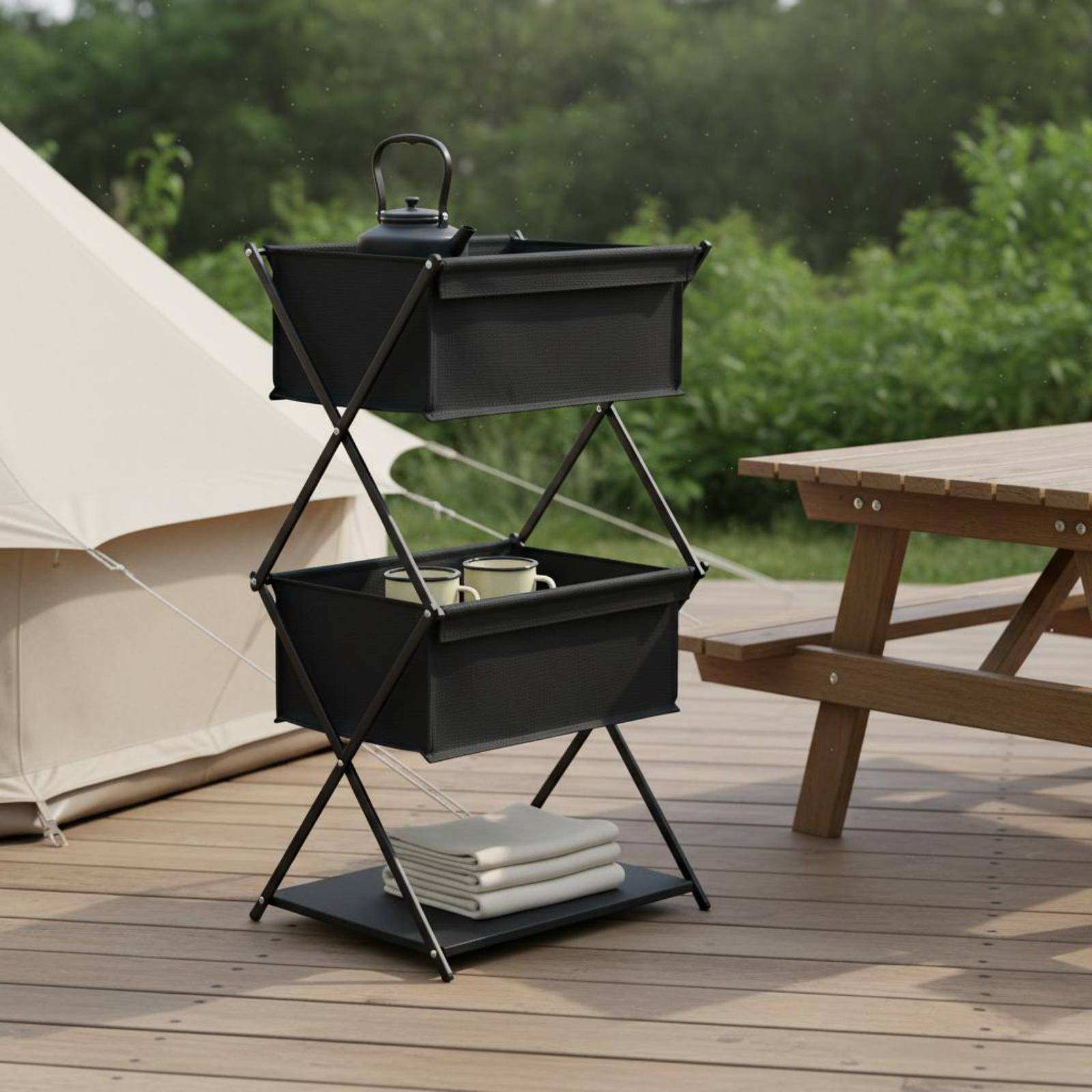 3 Tier Camping Rack Waterproof – обзор и цена Outdoor Camping Gear