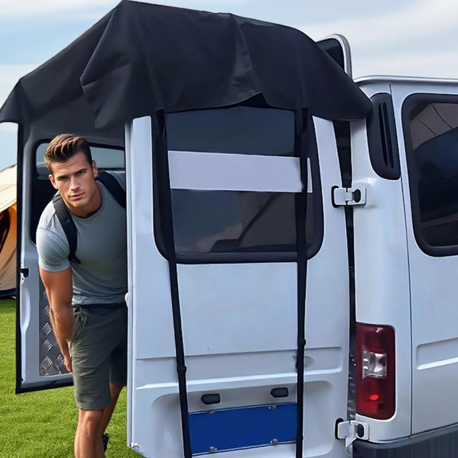 Rear Door RV Cover Windproof A – обзор и цена Outdoor Camping Awning
