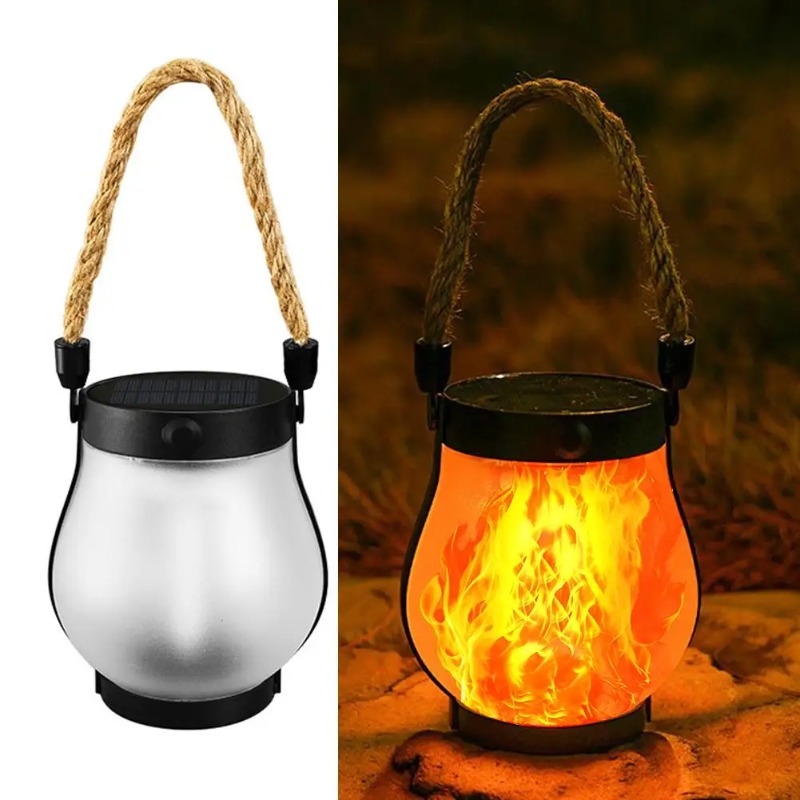 Solar Flame Lamp USB Rechargea – обзор и цена Camping Rope