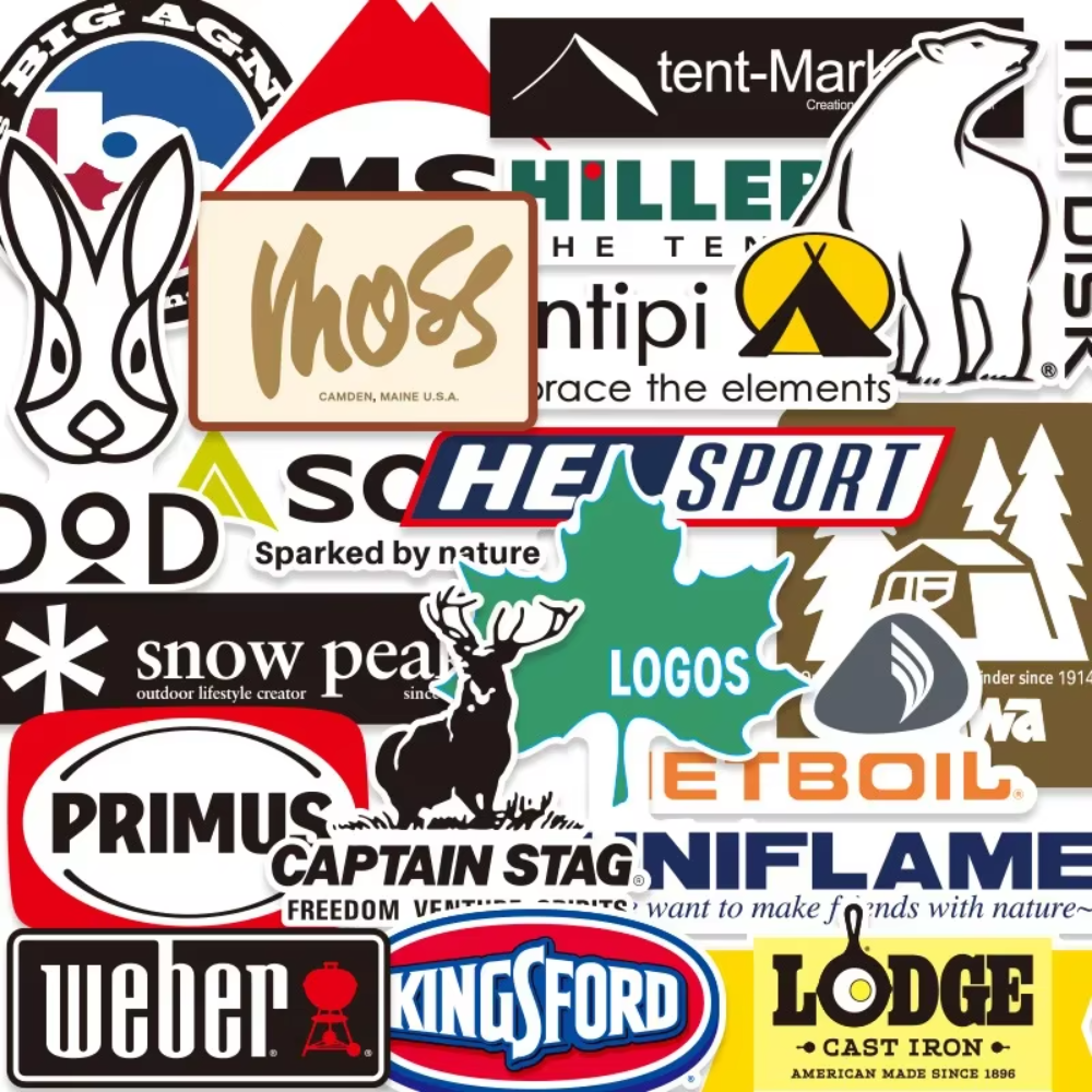 20Pcs Outdoor Stickers Pack Ca – обзор и цена Outdoor Camping Brand