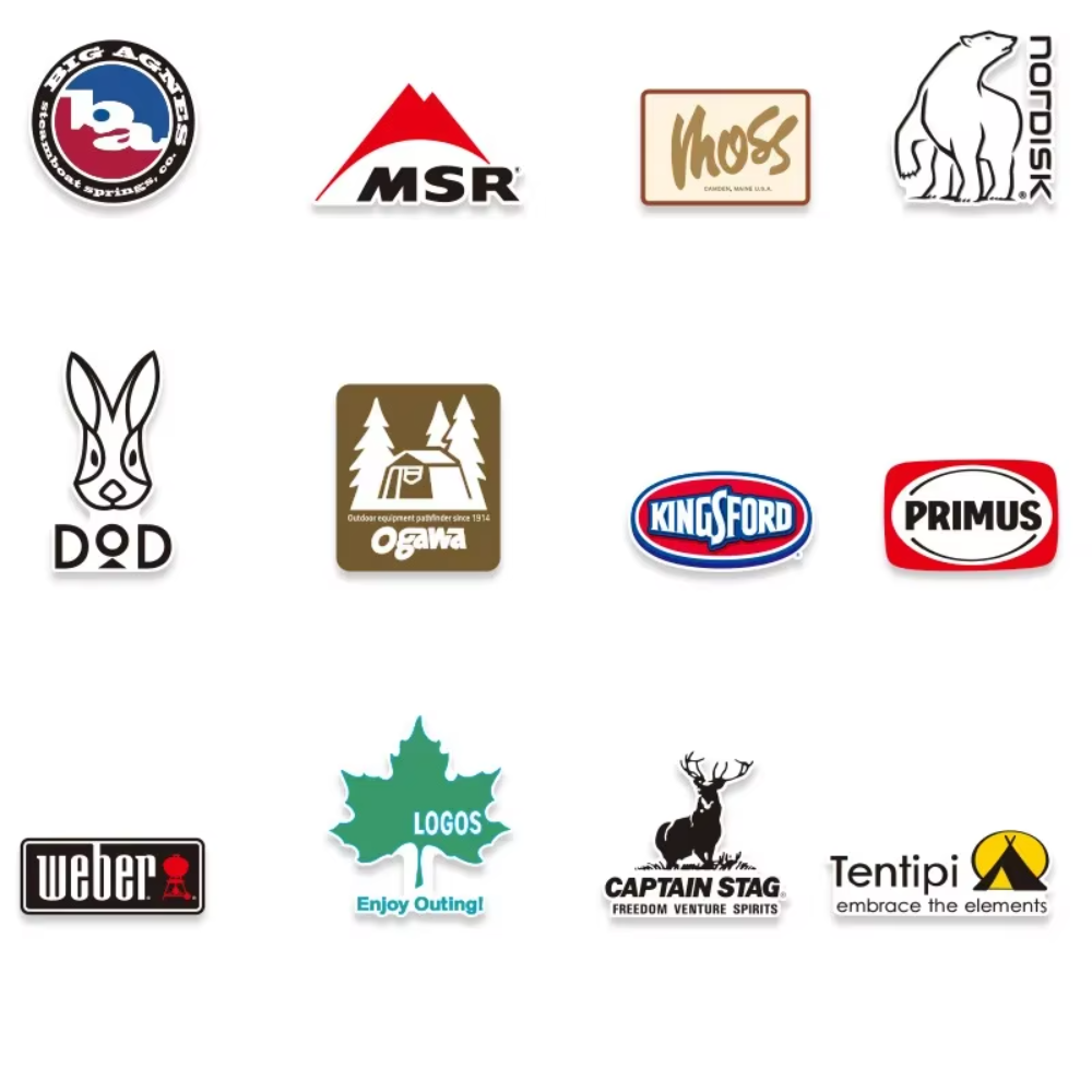 20Pcs Outdoor Stickers Pack Ca – обзор и цена Outdoor Camping Brand