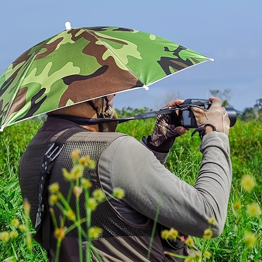 Elastic Headband Umbrella Hat, – обзор и цена Outdoor Camping Umbrella