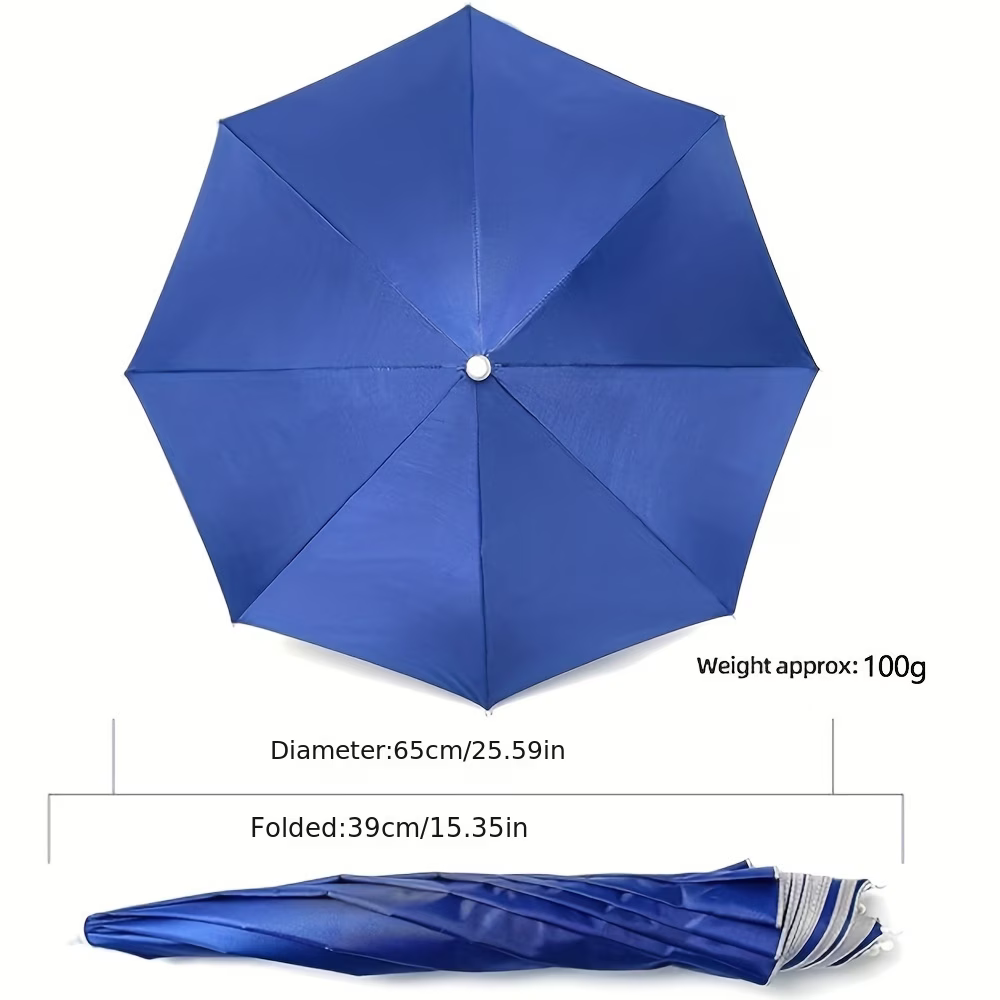 Elastic Headband Umbrella Hat, – обзор и цена Outdoor Camping Umbrella