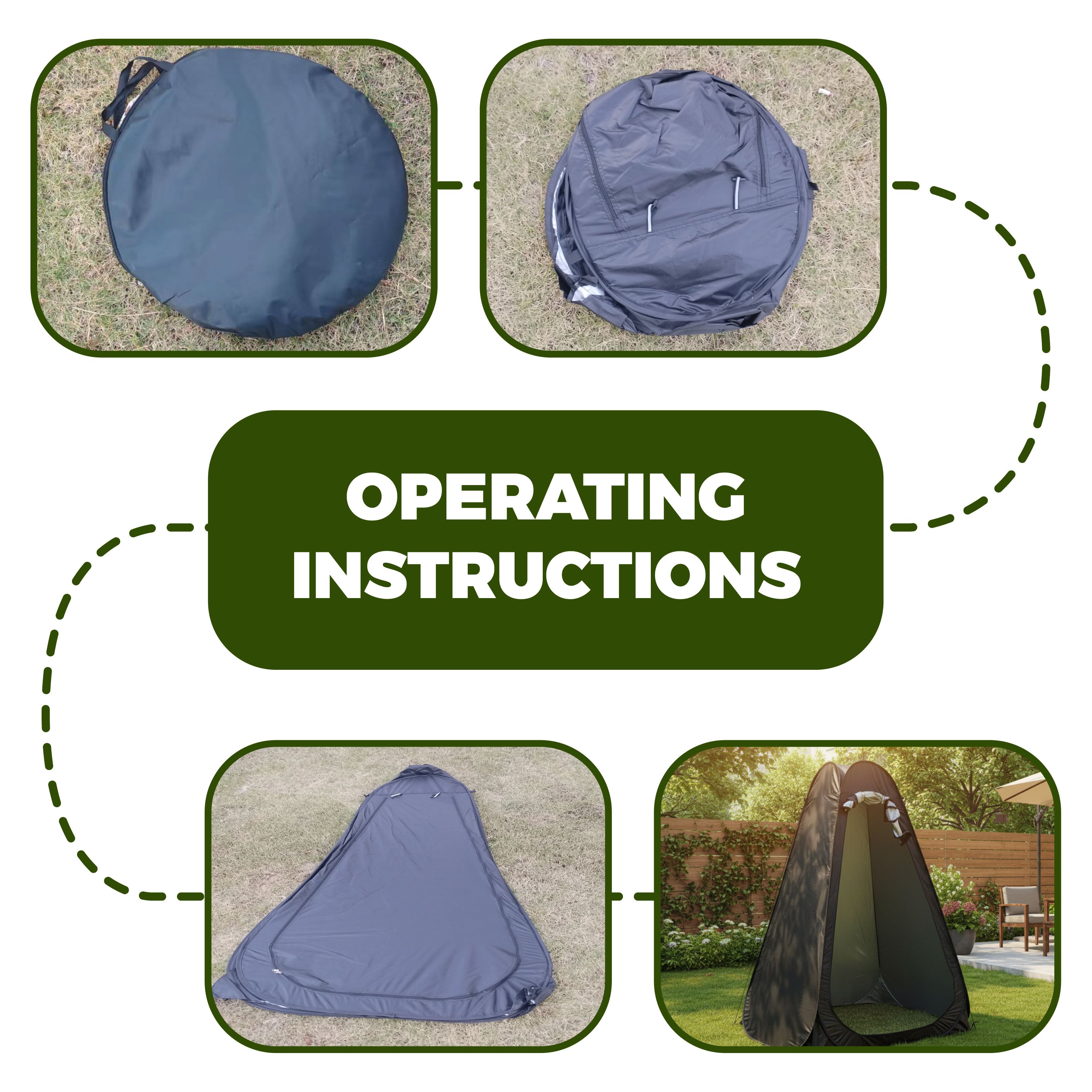 Portable Pop-Up Privacy Tent O – обзор и цена Outdoor Camping Toilet