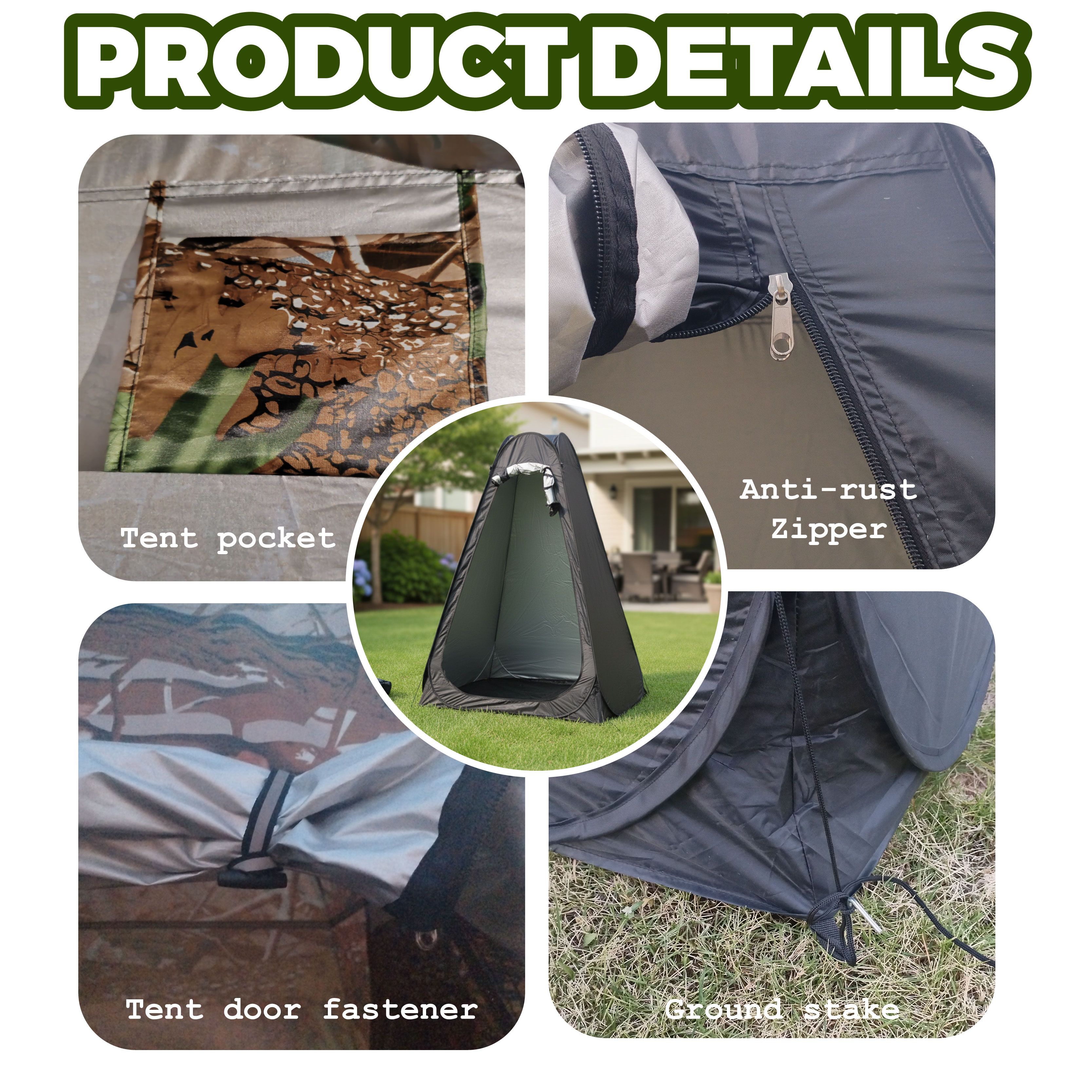 Portable Pop-Up Privacy Tent O – обзор и цена Outdoor Camping Toilet