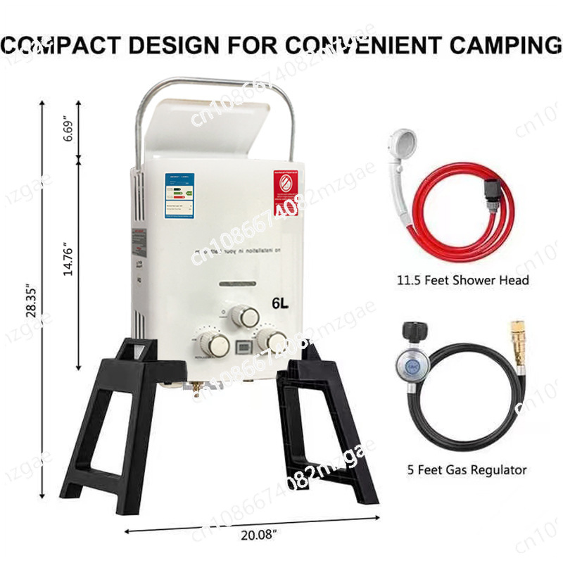 New Tankless Water Heater Outd – обзор и цена Outdoor Camping Hot Water Shower