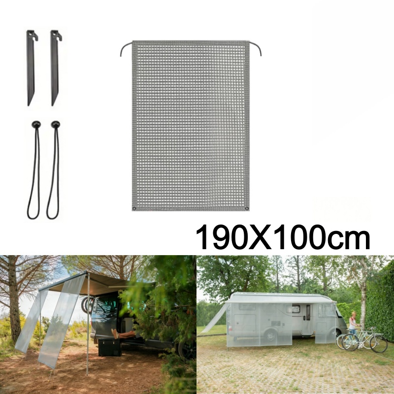 RV Awning Front Sun Shade Scre – обзор и цена Outdoor Camping Awning