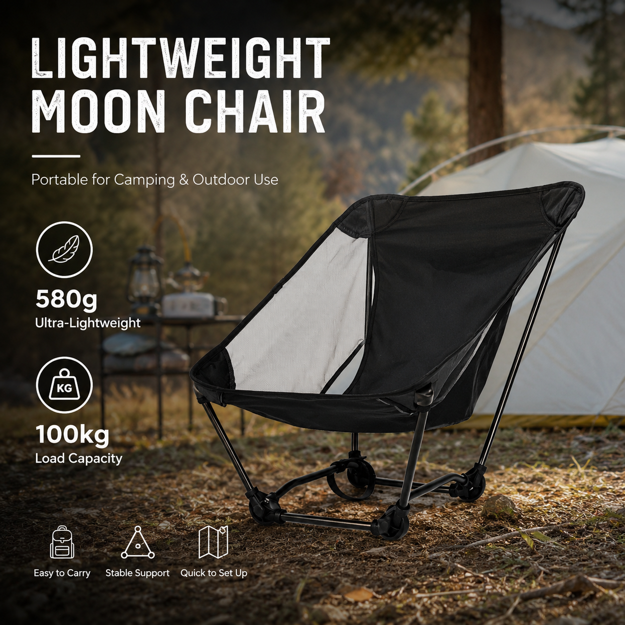 Portable Off Ground Folding Mo – обзор и цена Outdoor Camping Table And Chairs