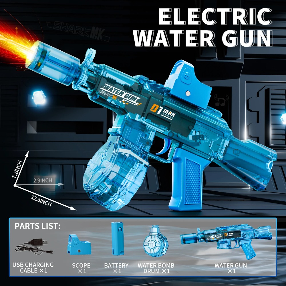 AK Electric Water Gun Toy High – обзор и цена Outdoor Camping Games For Kids