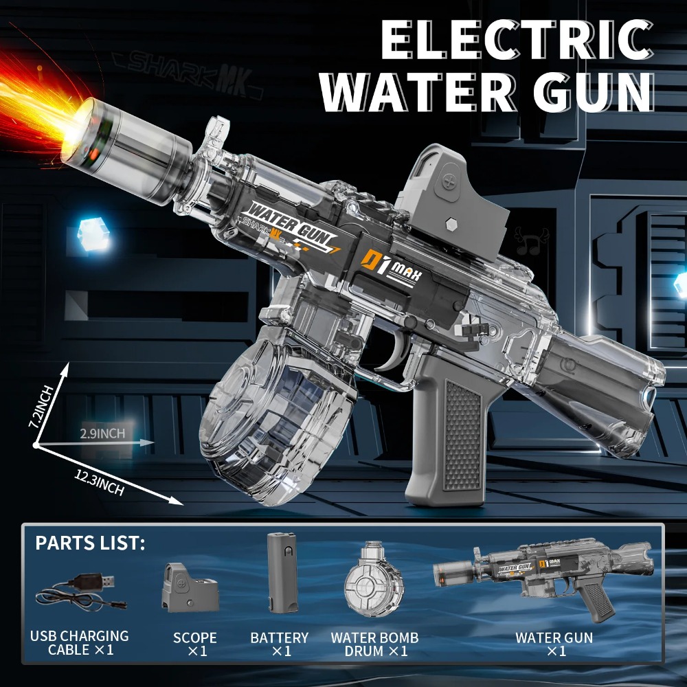 AK Electric Water Gun Toy High – обзор и цена Outdoor Camping Games For Kids