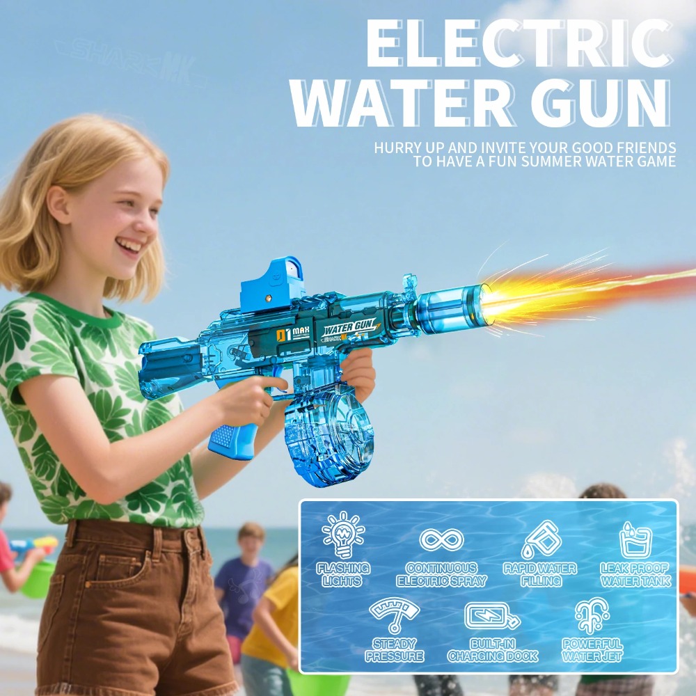 AK Electric Water Gun Toy High – обзор и цена Outdoor Camping Games For Kids