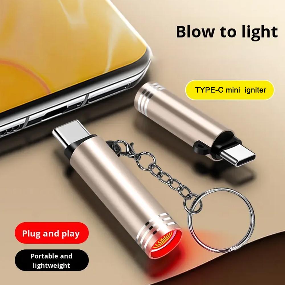 Type C Mini Lighter Blow to Ig – обзор и цена Outdoor Windproof Lighter