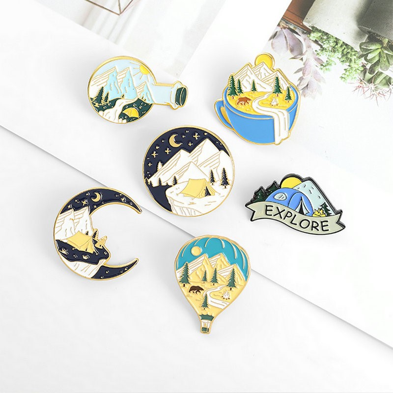 Camping Adventure Enamel Pins  – обзор и цена Outdoor Camping For Kids