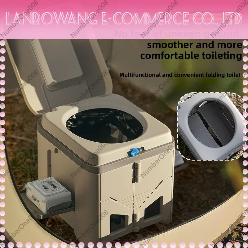Portable Folding Toilet Odor R – обзор и цена Outdoor Camping Toilet