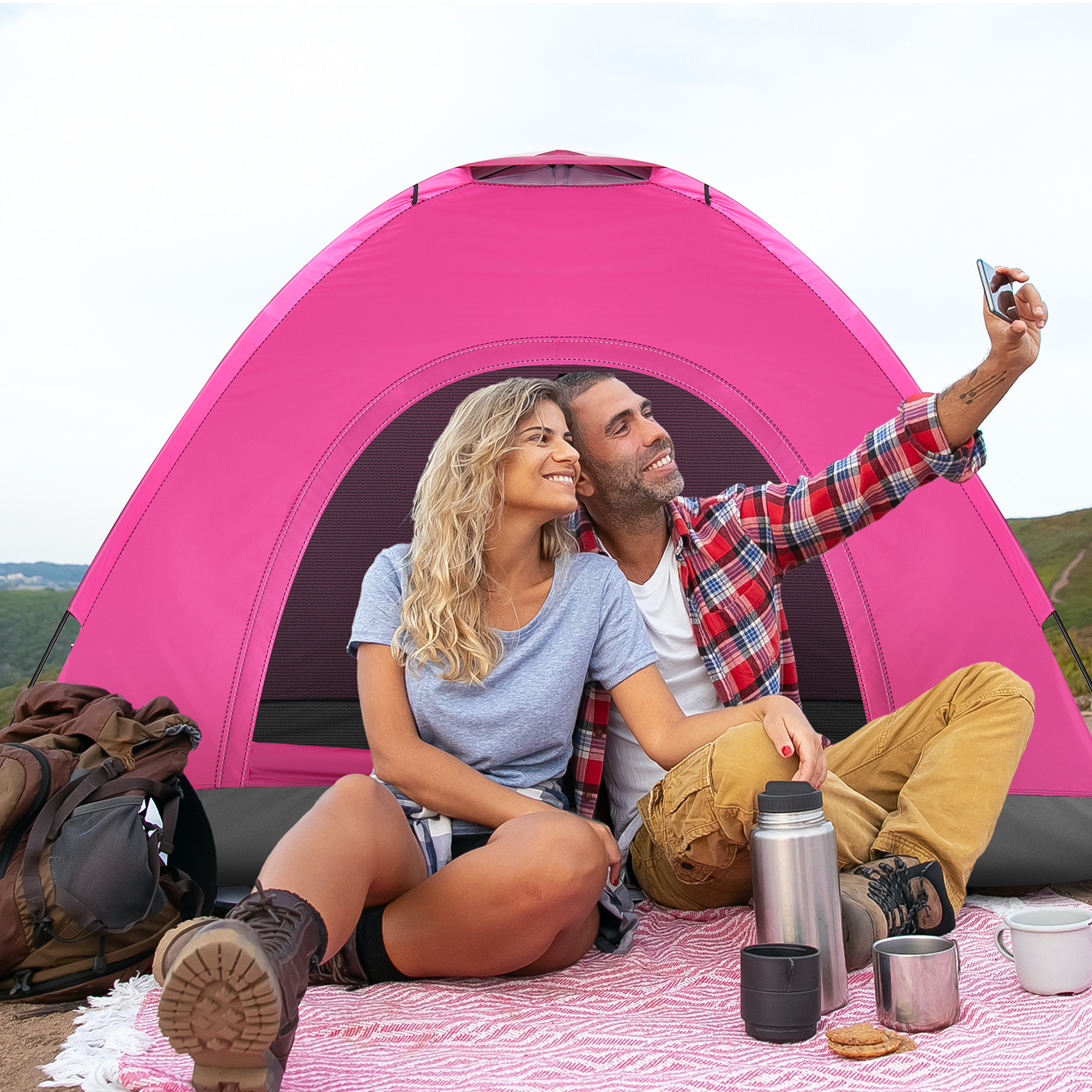 3 4 Person Camping Dome Tent W – обзор и цена Outdoor Camping Dome