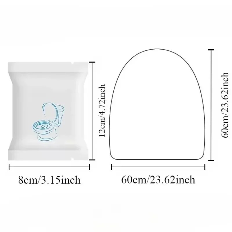 50/20/10pcs Portable Disposabl – обзор и цена Outdoor Camping Toilet