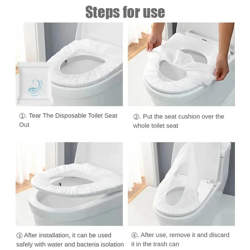 50/20/10pcs Portable Disposabl – обзор и цена Outdoor Camping Toilet