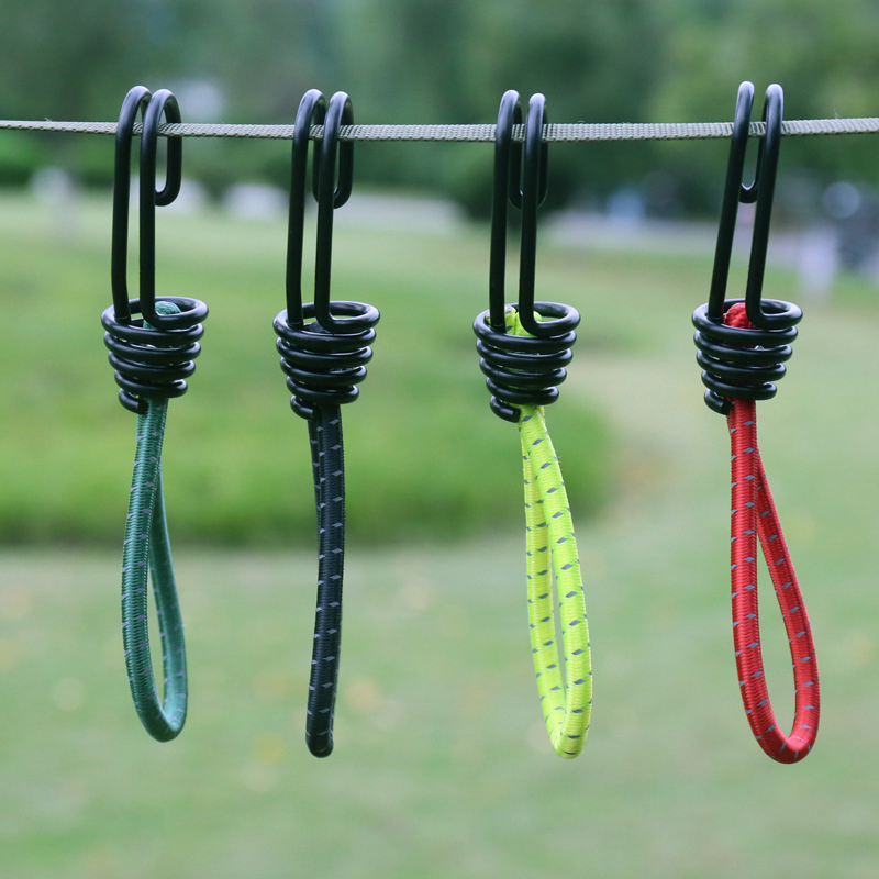 5Pcs Hooks Drawstring Elastic  – обзор и цена Camping Rope