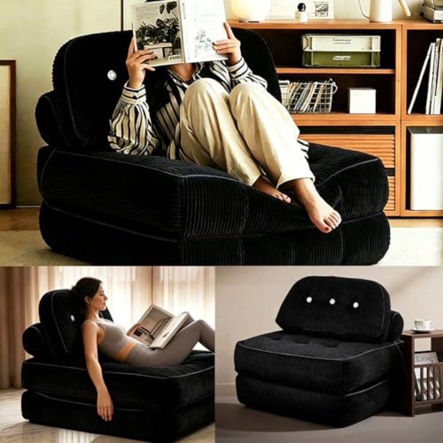 Folding Sofa Bed, Flannel Futo – обзор и цена Folding Chair