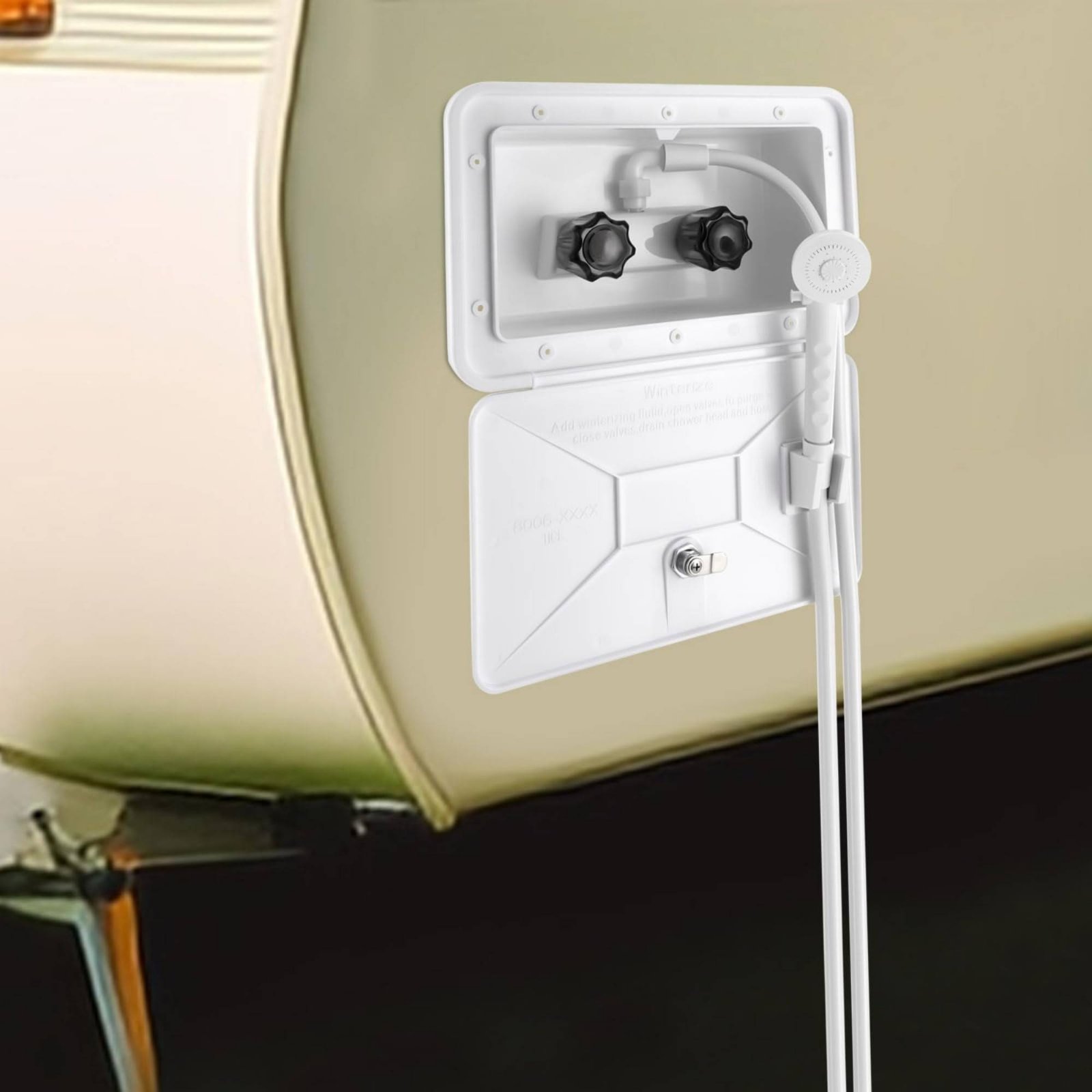 RV Exterior Shower Box Compact – обзор и цена Outdoor Camping Gear