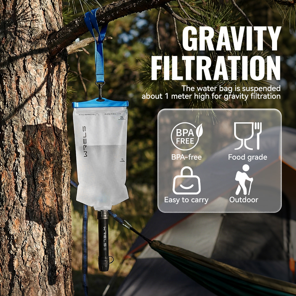 WRELS Outdoor Water Purifier P – обзор и цена Portable Water Filter