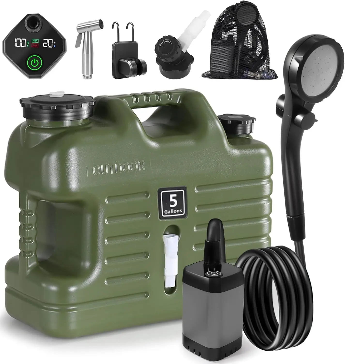 hot-sellingPortable Camping Sh – обзор и цена Outdoor Camping Hot Water Shower