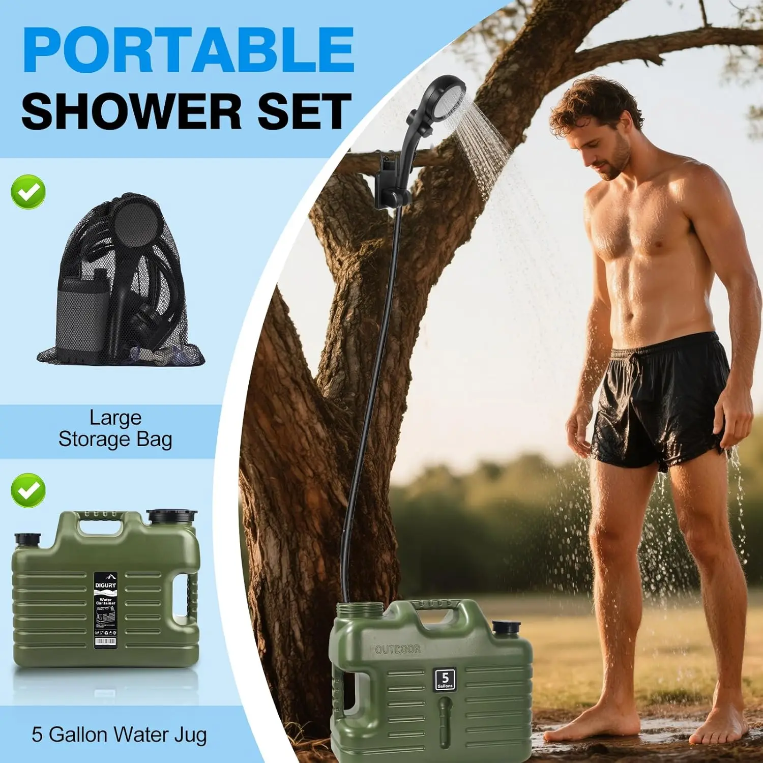 hot-sellingPortable Camping Sh – обзор и цена Outdoor Camping Hot Water Shower