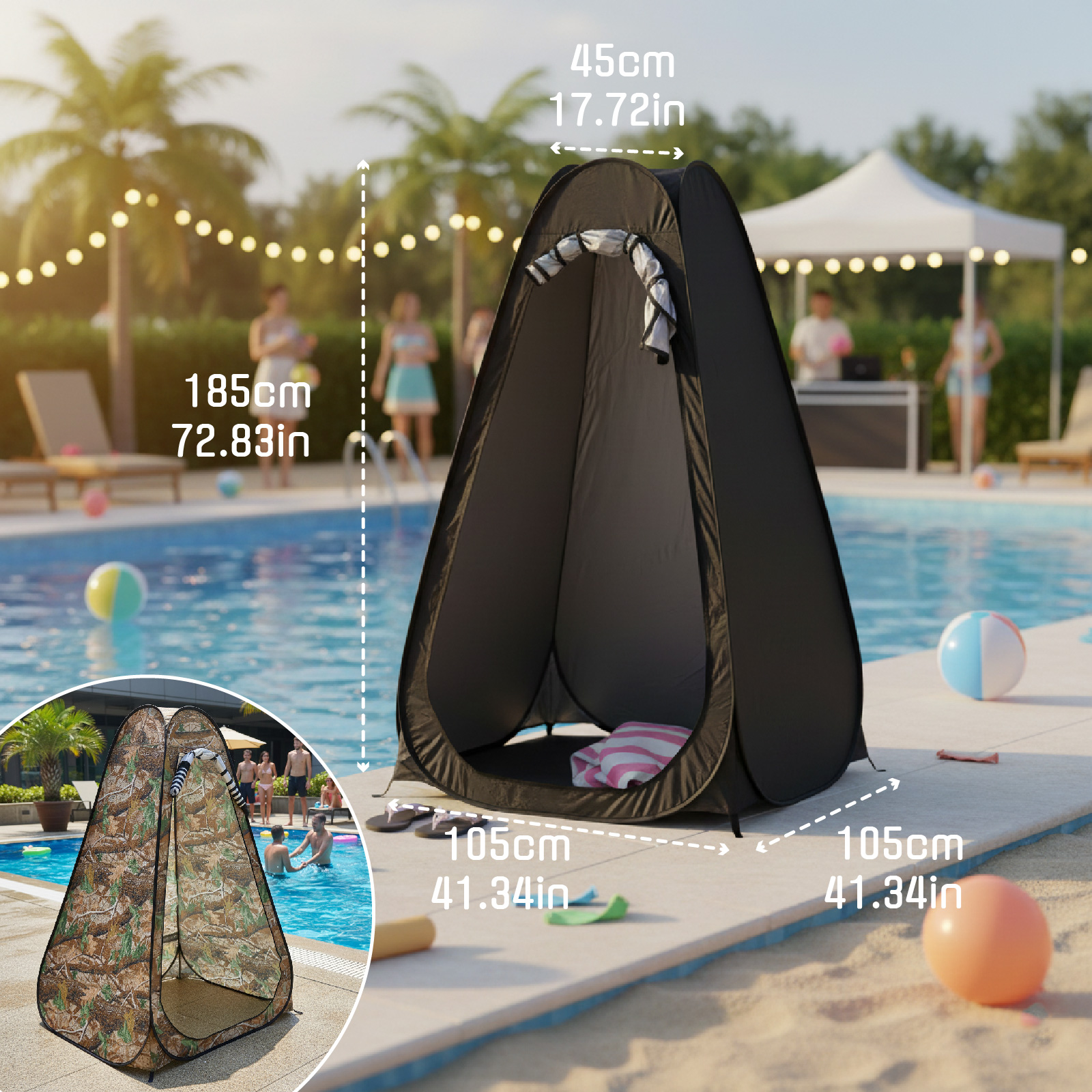 Portable Pop-Up Privacy Tent f – обзор и цена Outdoor Camping Toilet
