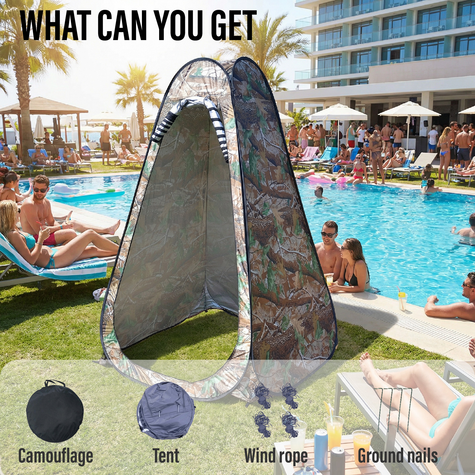 Portable Pop-Up Privacy Tent f – обзор и цена Outdoor Camping Toilet