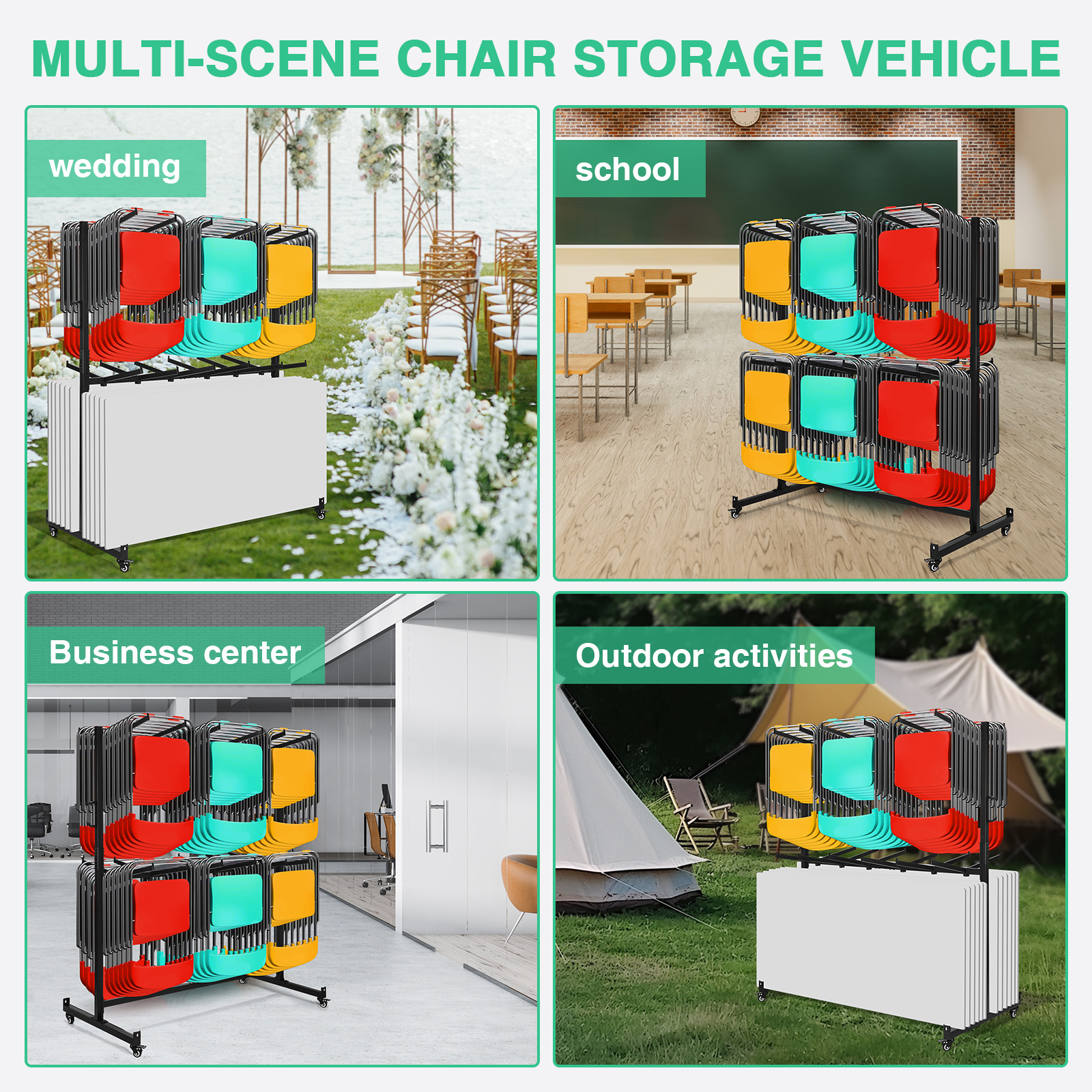 Heavy-Duty Folding Chair Stora – обзор и цена Folding Chair