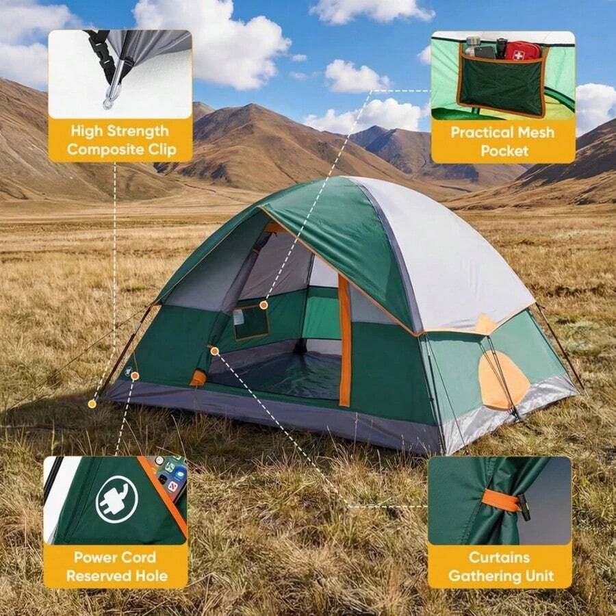 4 Person Waterproof Camping Te – обзор и цена Outdoor Camping Dome