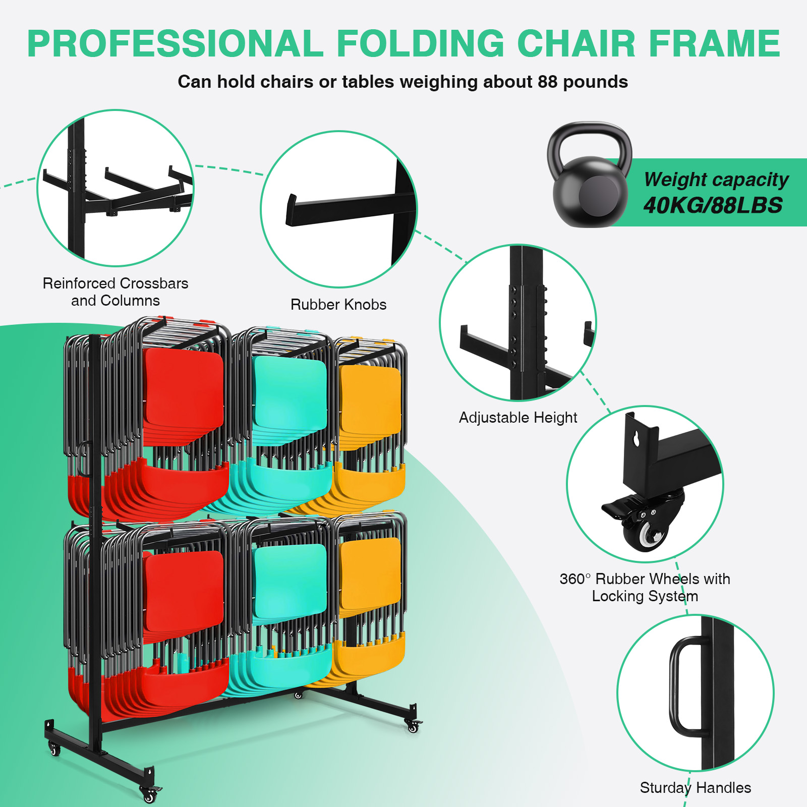 Metal Folding Chair Storage Ra – обзор и цена Folding Chair