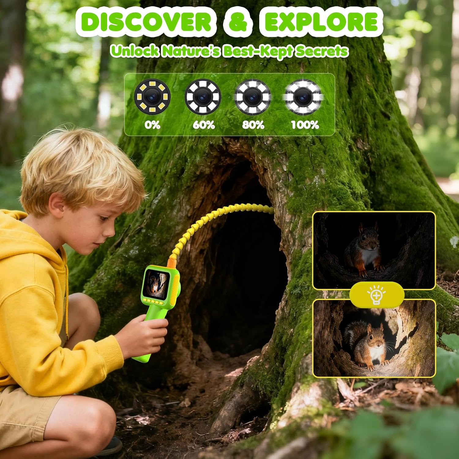 Endoscope for Kids, Borescope  – обзор и цена Outdoor Camping For Kids