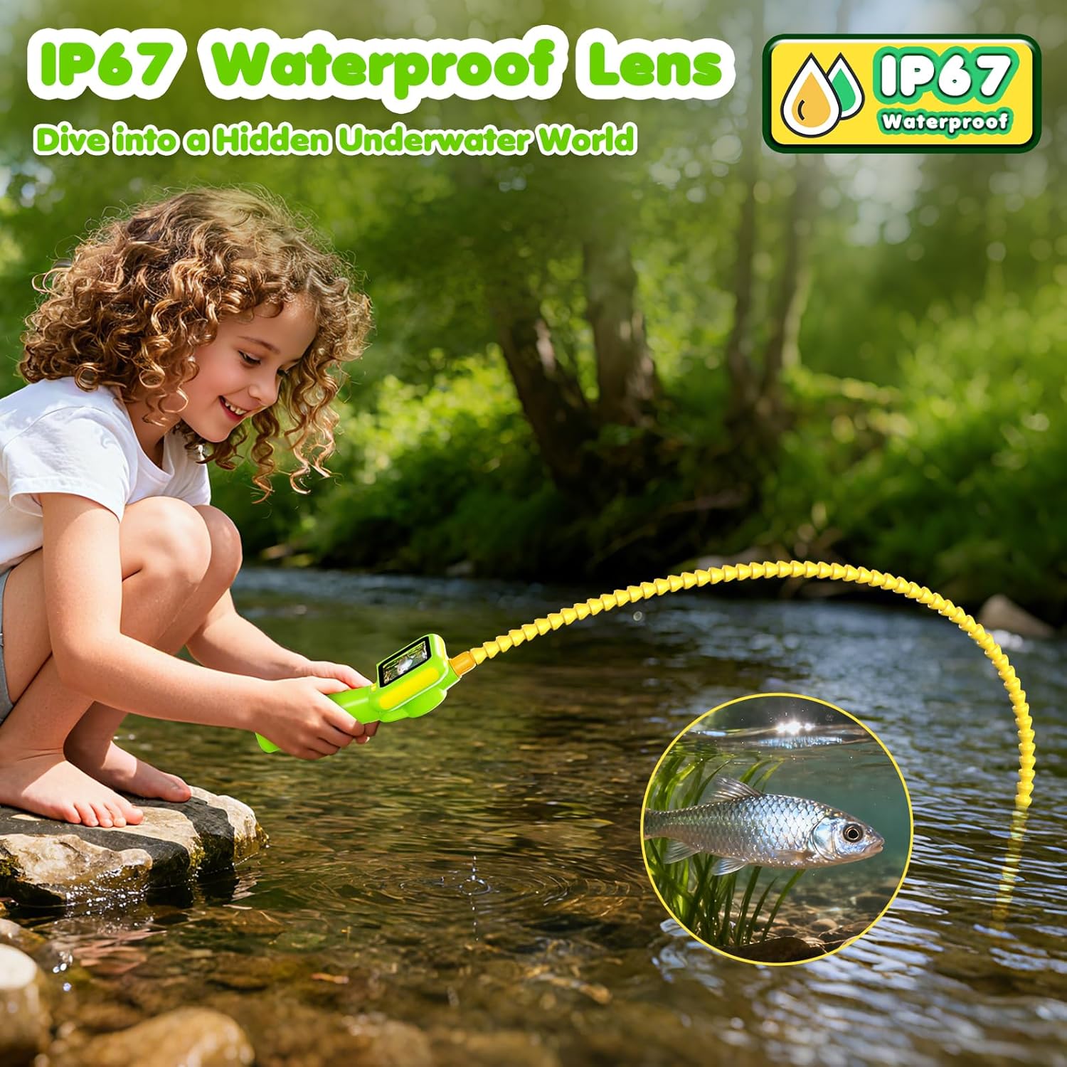Endoscope for Kids, Borescope  – обзор и цена Outdoor Camping For Kids