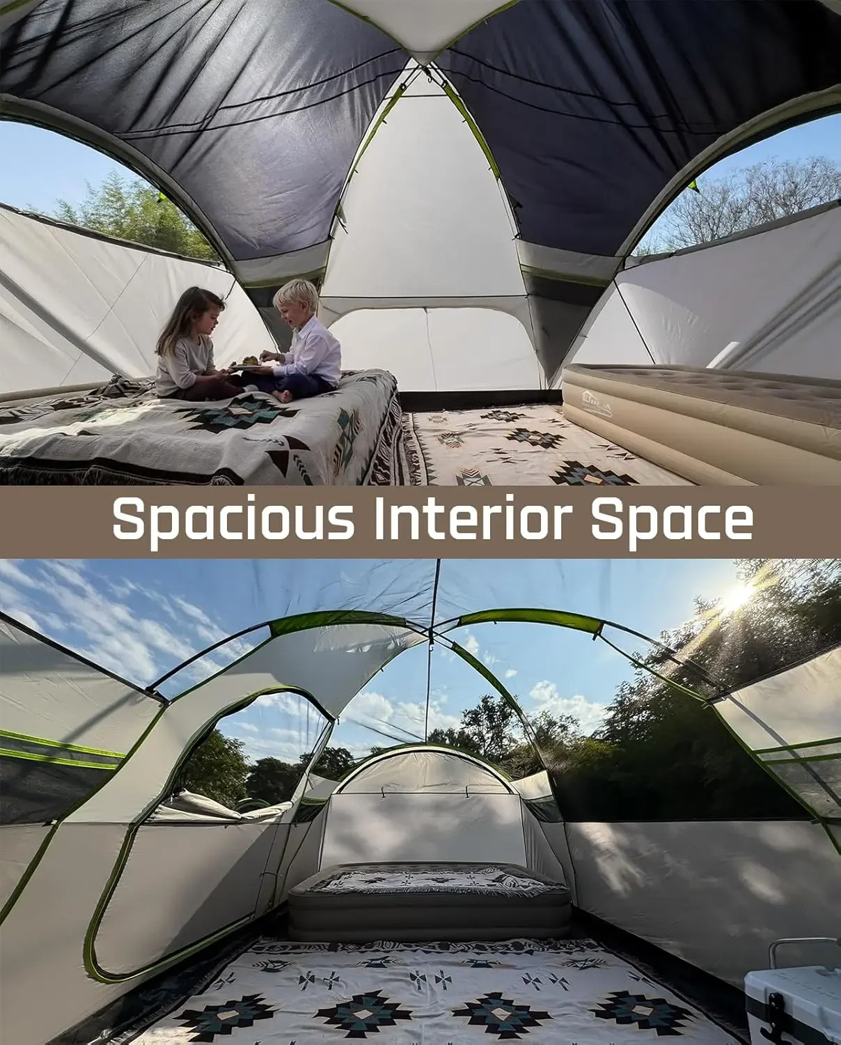 8 Person Larger Extended Dome  – обзор и цена Outdoor Camping Dome