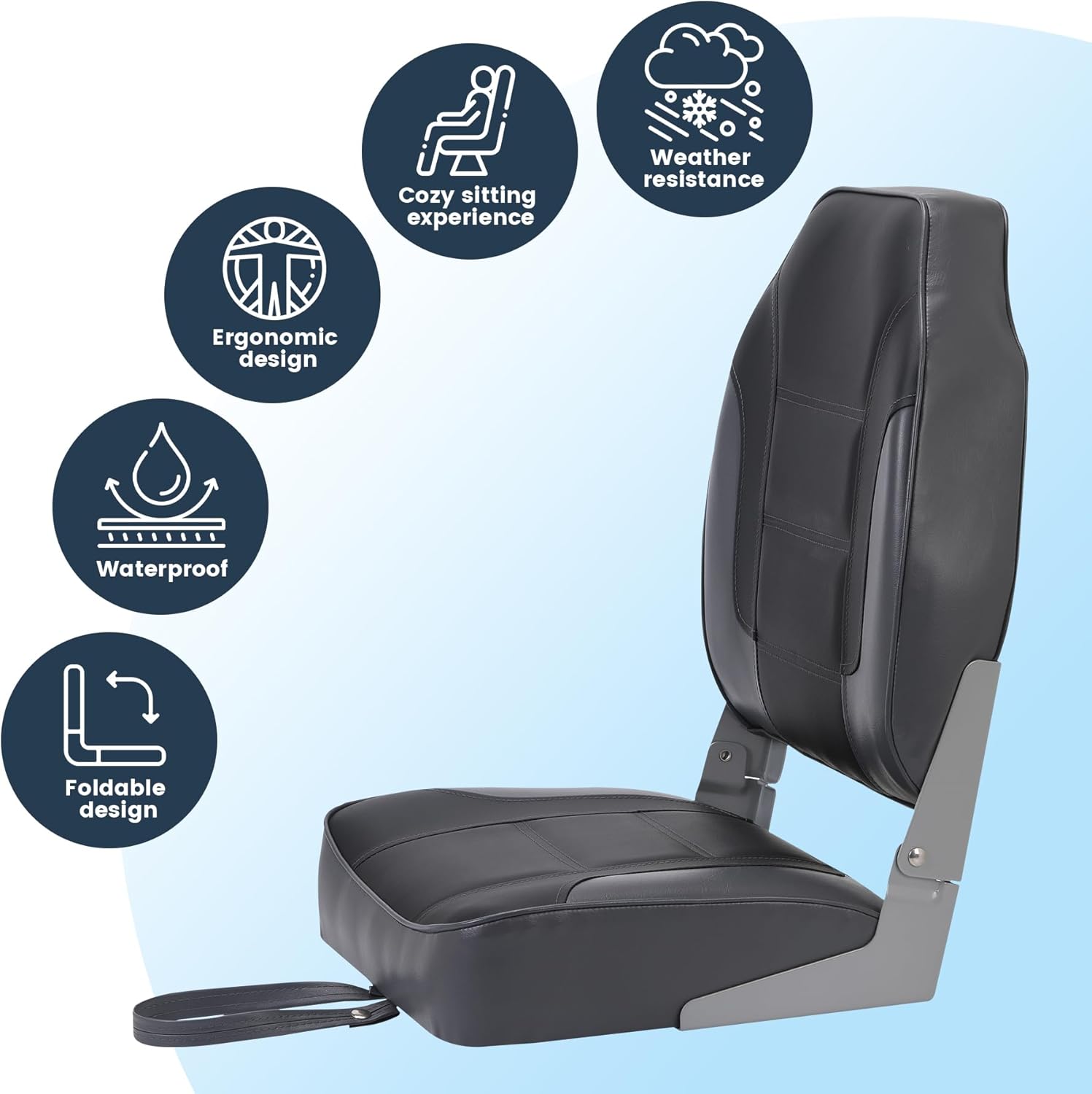 2 Pack Folding Boat Seats, Hig – обзор и цена Folding Chair