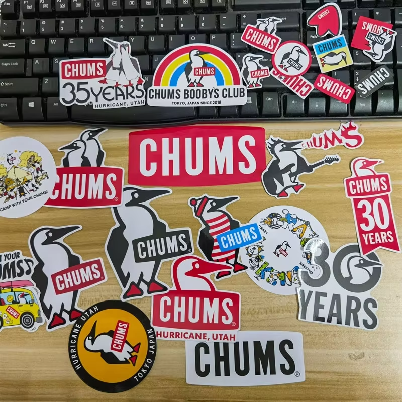 10pcs Wholesal Vinyl Stickers  – обзор и цена Outdoor Camping Brand