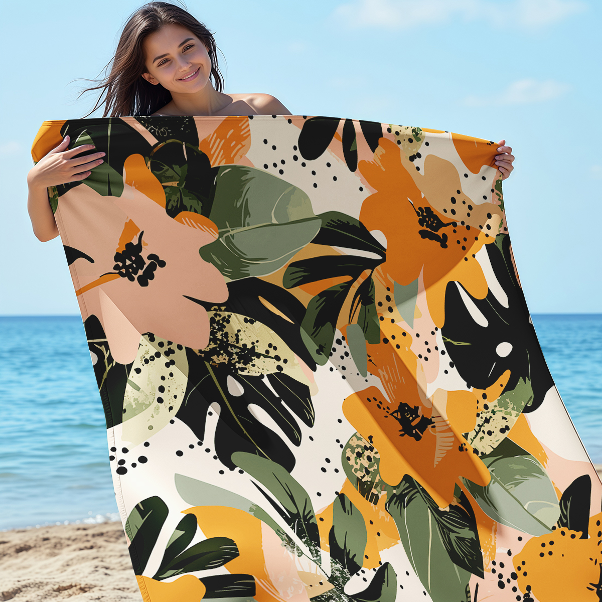 200x240cm Colorful Floral Beac – обзор и цена Outdoor Camping Mats Large