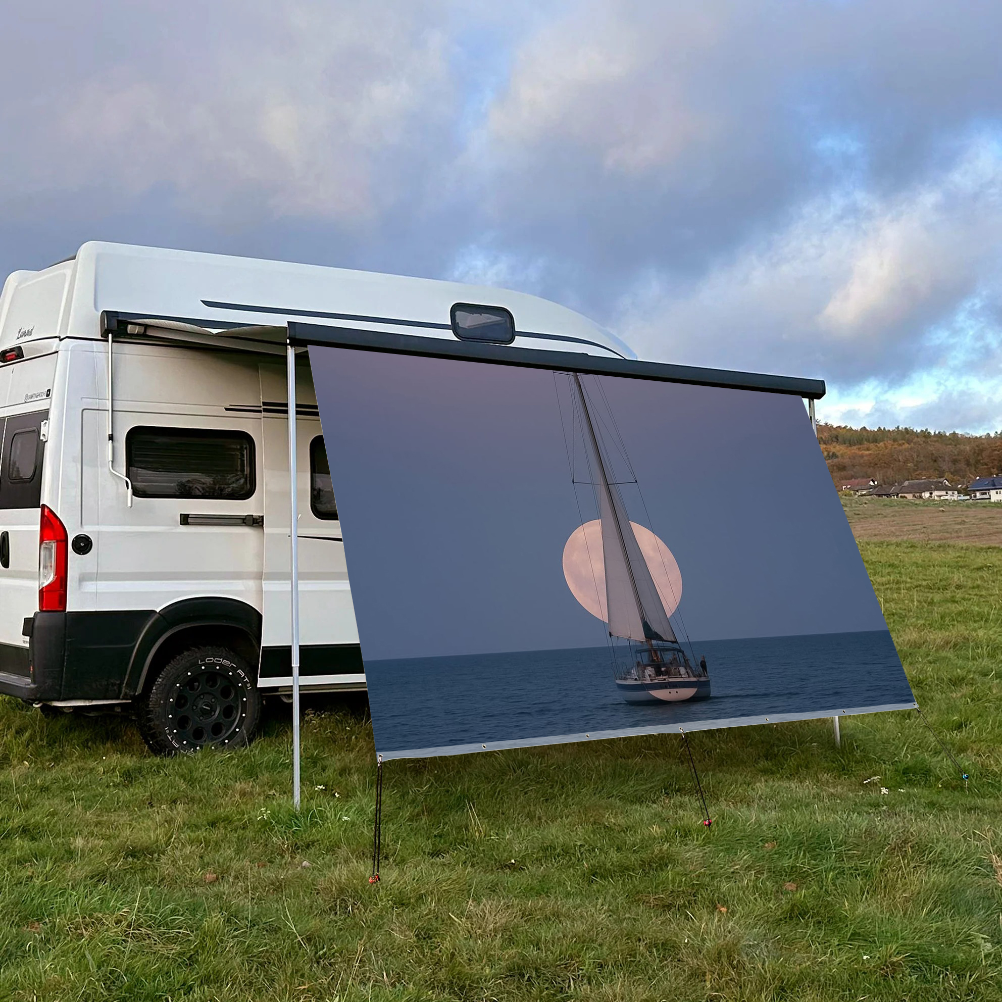 Custom Pattern UV Resistant Fo – обзор и цена Outdoor Camping Awning
