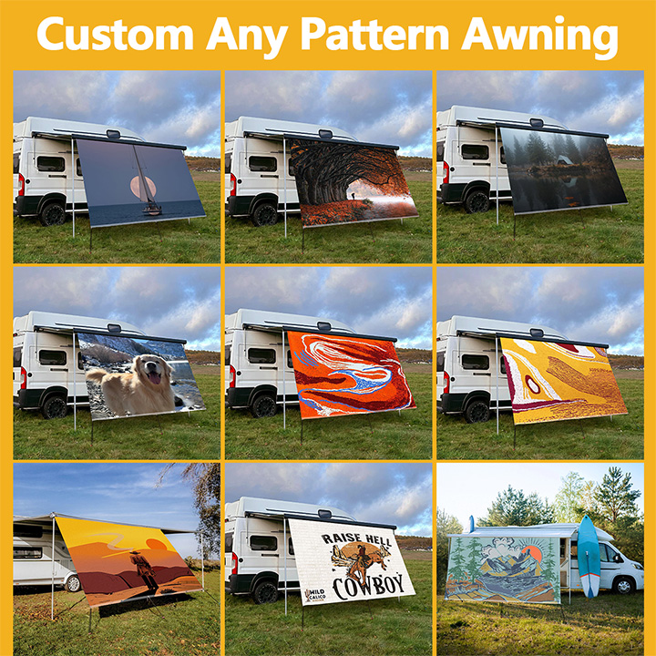 Custom Pattern UV Resistant Fo – обзор и цена Outdoor Camping Awning