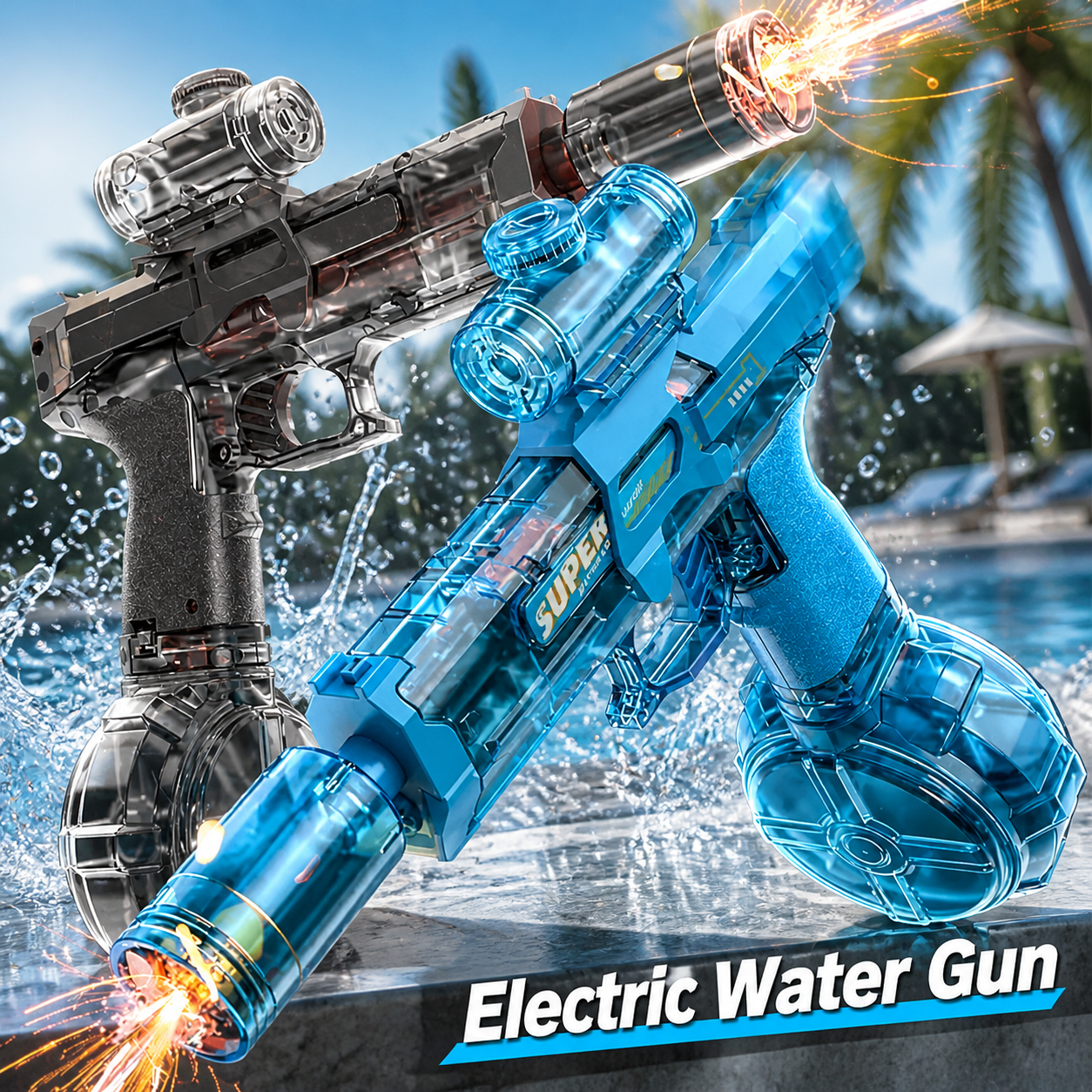 Electric Water Gun Simulation  – обзор и цена Outdoor Camping Games For Kids